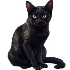 Bombay Cat, isolated on white background, perfect for PNG diecut