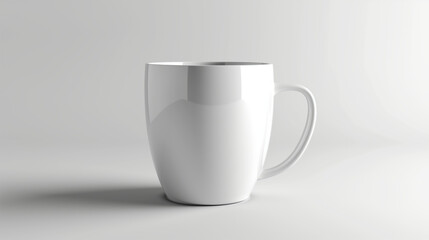 Fototapeta premium 3D coffee mug, isolated, shining, high quality