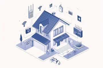 High capacity Wi-Fi and encrypted network security systems integrate with intelligent networking and access controls for comprehensive property protection.