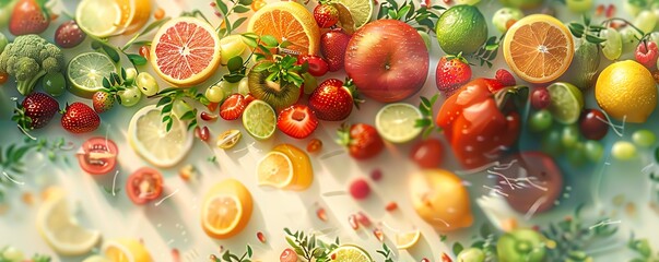 Step into the immersive world of virtual reality culinary delights from a unique top-down perspective Explore the intricate details of gastronomic creations as if floating above th