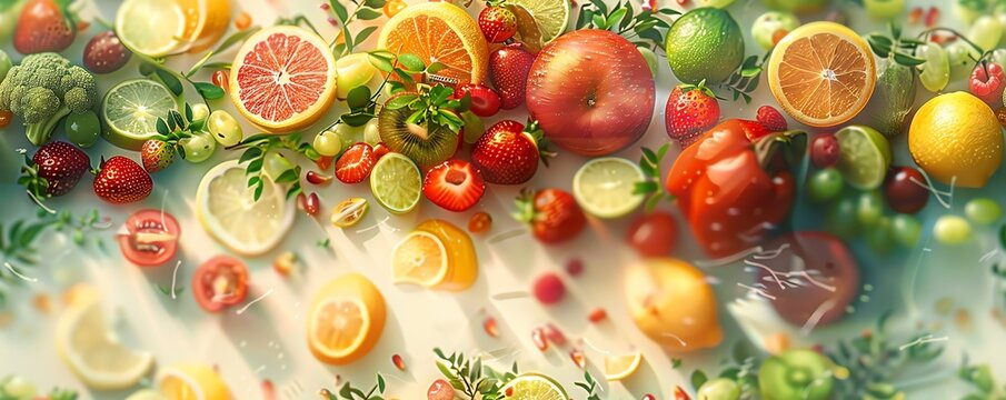 Step into the immersive world of virtual reality culinary delights from a unique top-down perspective Explore the intricate details of gastronomic creations as if floating above th