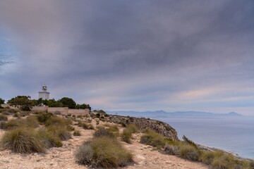 view of the Santa Pola Lighthouse and Viewpoint Walkway in Alicante Province