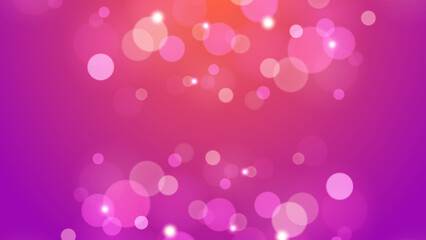 Pink background with hearts, pink bokeh background with hearts