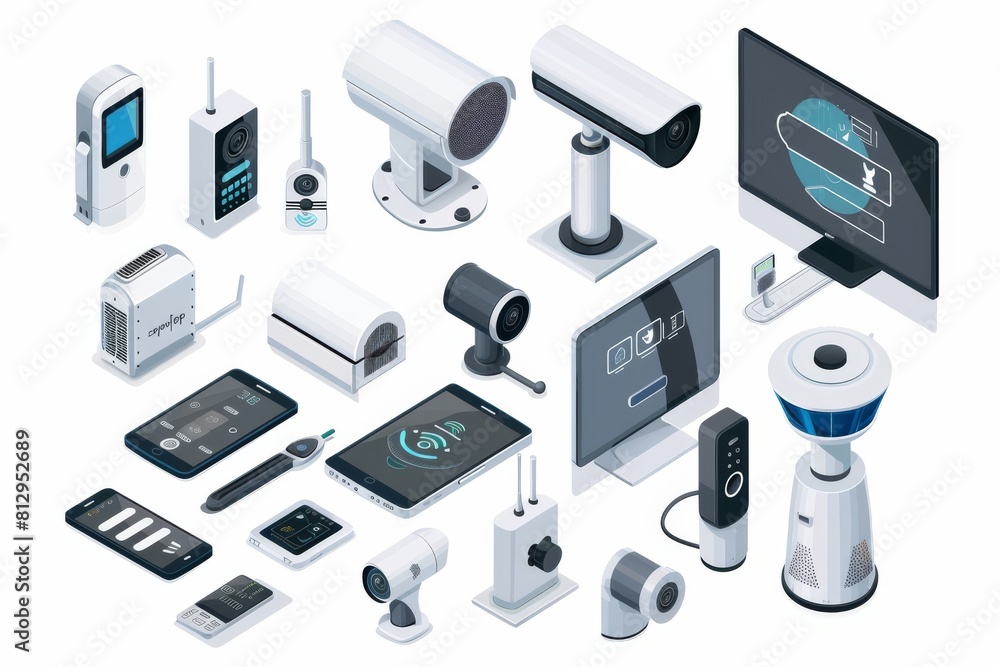 Aufkleber integrated security systems with cameras and voice-operated alarms enhance extensive wireless contro