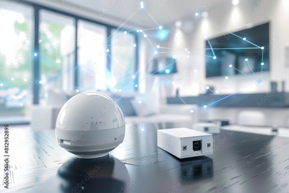 Aufkleber voice-operated alarms integrate with extensive wireless security systems and cameras for enhanced ho