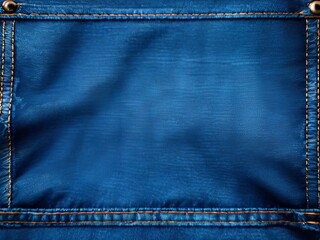 Blue jeans texture or background with copy space for text or image.