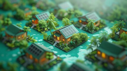 World Environment Day. concept ecological renewable green electricity