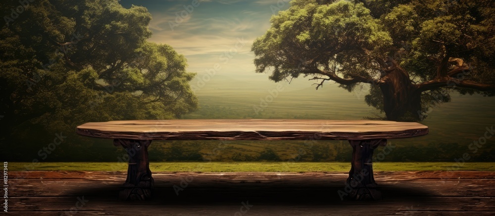Poster a table is available for creating montages with copy space image
