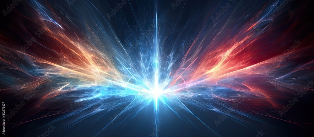 Poster a captivating abstract fantasy background created through the enchanting art of light painting leavi