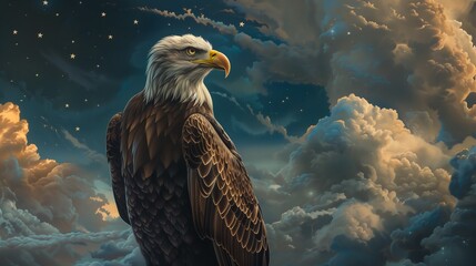 Fototapeta premium eagle in the sky