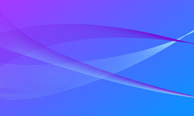 violet blue lines wave curves with gradient abstract background