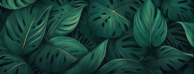  Pattern leaf background green plant tree abstract palm floral wallpaper flower foliage art jungle. Background luxury leaf pattern texture design line summer gold nature monstera fabric golden leaves.