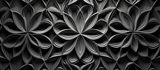 Ideal copy space image featuring old black and white textured backgrounds in a flawless pattern