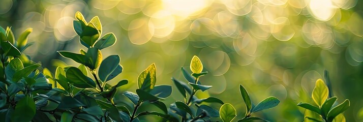 natural green landscape filled with plants