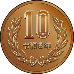 10円玉グラデ