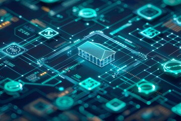 Obraz premium Open Banking API Integration: An image depicting the integration of open banking APIs, connecting banking systems with third-party financial services providers