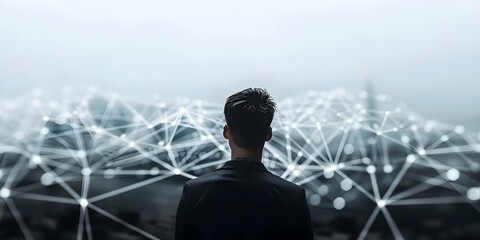 Managing a virtual global logistics network interface: A businessman's perspective. Concept Global Logistics Network, Virtual Operations, Business Strategy, Technology Integration