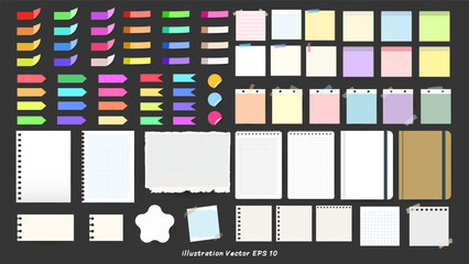 Tennis ball on white line on tennis green court vector with copy space foe text, Indoor Court Illustration for Tennis sports concept, Vector Illustration EPS 10