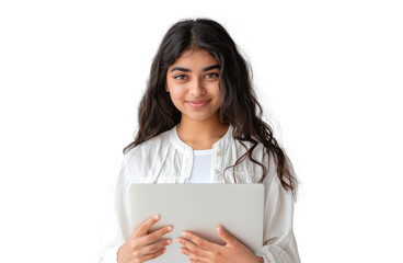 Middle Eastern Woman with Laptop