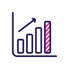 Icon line dual tune data analysis goes up