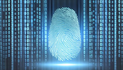 Glowing Digital Fingerprint