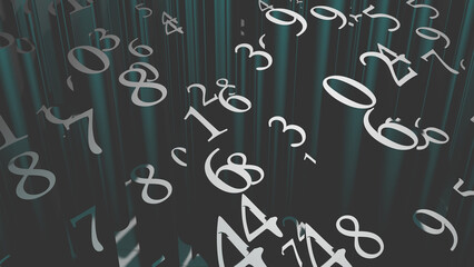 background with numbers