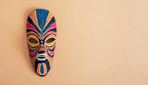 colorful ethnic African mask
