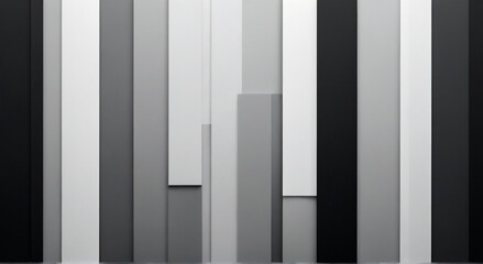 Obraz premium Monochrome Elegance: Abstract White Wall with Window Shadows