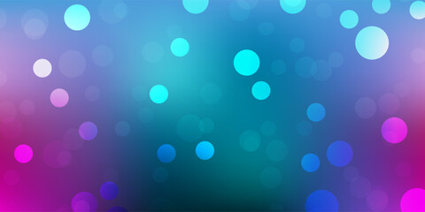 Dark blue, red vector background with spots.