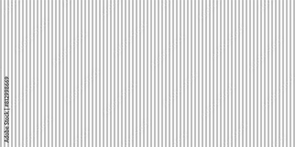 Poster Vertical lines on white background, seamless repeatable texture, rows of slanted gray lines, stripes grid, mesh pattern with dashes