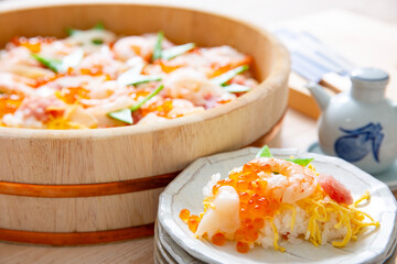 ちらし寿司　寿司　和食　ばら寿司