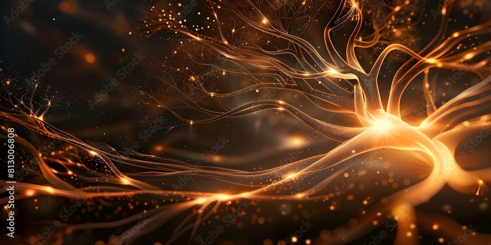 Aufkleber synergy between artificial neural networks and sustainable energy sources in harmony with nature. co