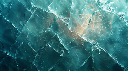 background with broken glass effect