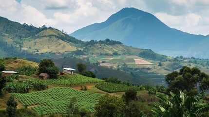 Fototapeta premium Abundant Harvest: Spectacular View of Mexicola Avocado 