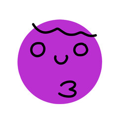 Emoticon hand drawn Illustration 