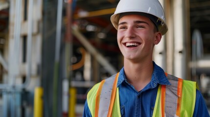 The Joyful Construction Worker
