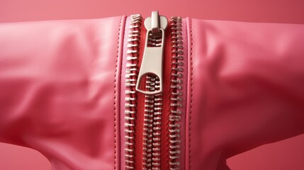 close up of a zipper