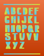 illustration of an alphabet