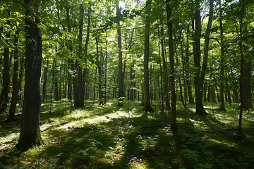 Fototapeta premium forest in spring