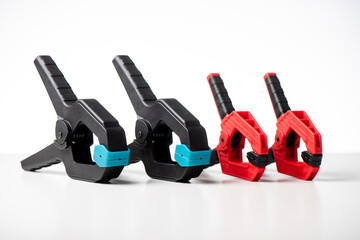 Plastic spring clamp