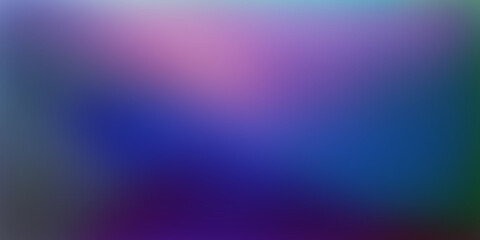 Fototapeta premium Vivid vibrant abstract ultrawide modern tech multicolored dark mix blue purple azure turquoise pink neon green gradient background. Great for design, banners, wallpapers. Premium quality vintage style