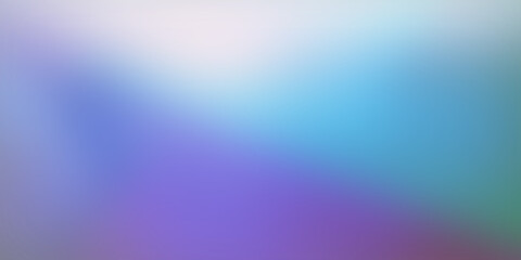 Lively vibrant dynamic abstract ultrawide modern tech multicolored light mix purple lilac neon azure turquoise blue white gradient background. Ideal for design, banners, wallpapers. Premium vintage