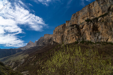 landscape in the mountains