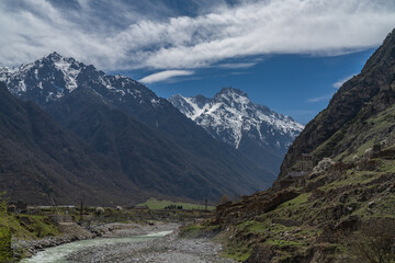 view from the top of the mountain