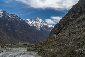 landscape in the mountains