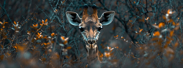 cute giraffe illustration