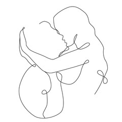 people kissing and hugging 