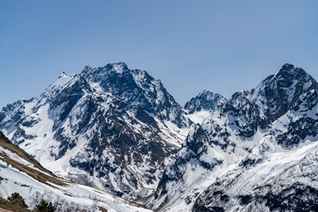 Winter mountain landscape
