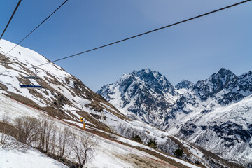 Winter mountain landscape