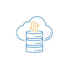 Data Science , Data Analysis, Data Mining, Vector Illustration Icon Design